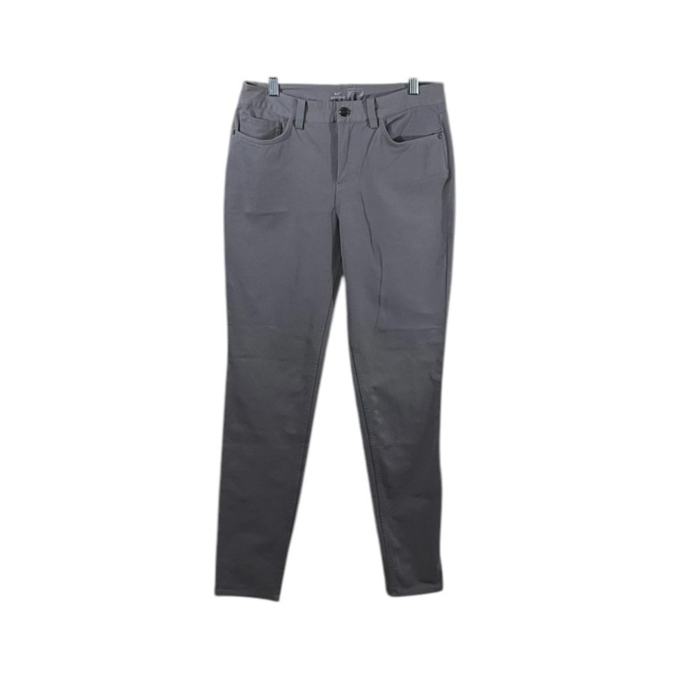 Nike Women’s Dri Fit Jeans Size 4 Grey Mid Rise Skinny Jeans 28”x29”